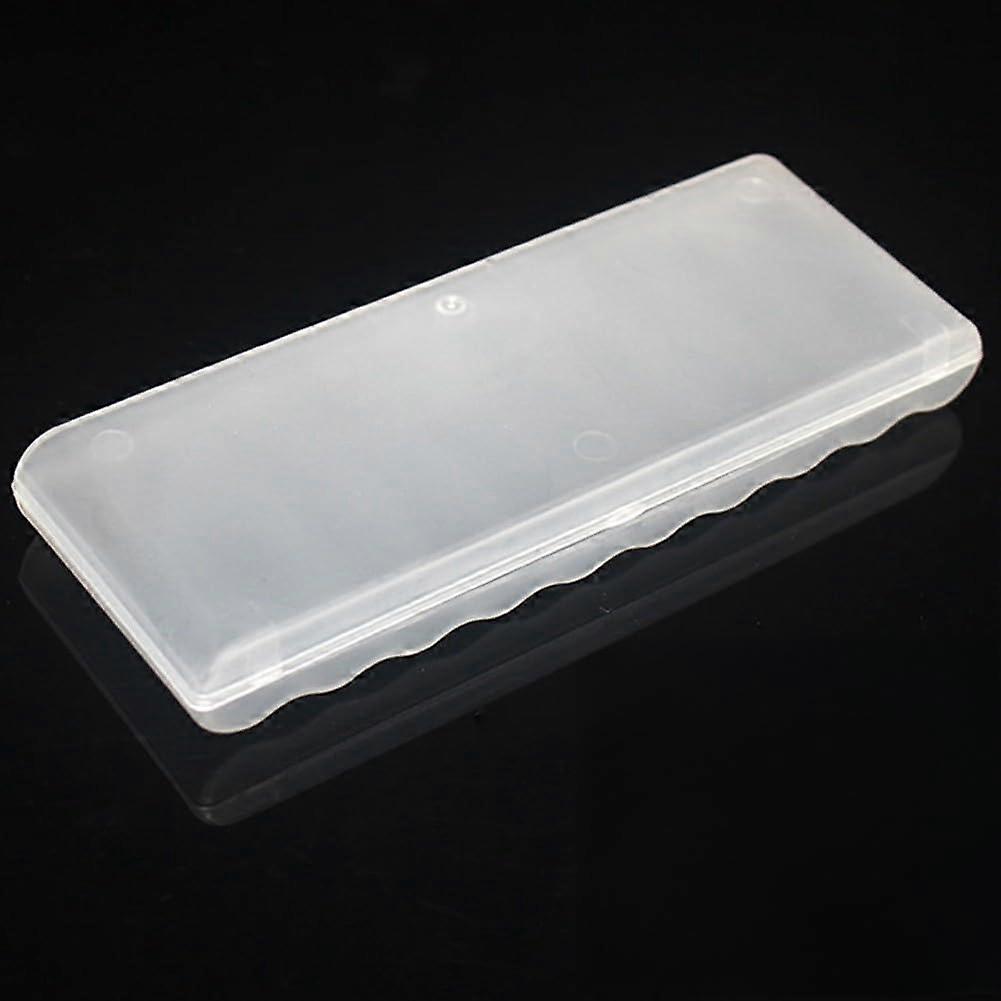 Battery Storage Organizer AAA10 Slots Case for AA/AAA Batteries, Hard Plastic, Compact White PP Protective Holder