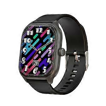Montre connectée Wanfds pour hommes et femmes, écran HD 1,86", étanche IP68, plusieurs modes sportifs, répondre/passer des appels, lecture de musique, compatible Android et iOS (noire)