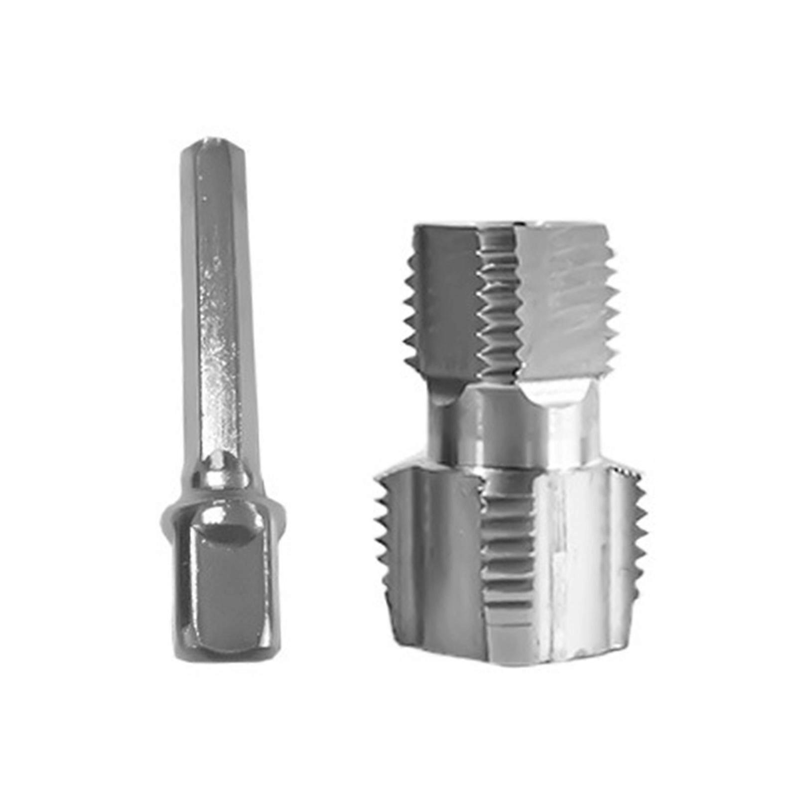 Double Head Water Pipe Inner Hole Thread Opener Water Pipe Inner Hole Threading Tool Pipes Valves Faucet Connector Bolt Multicolor