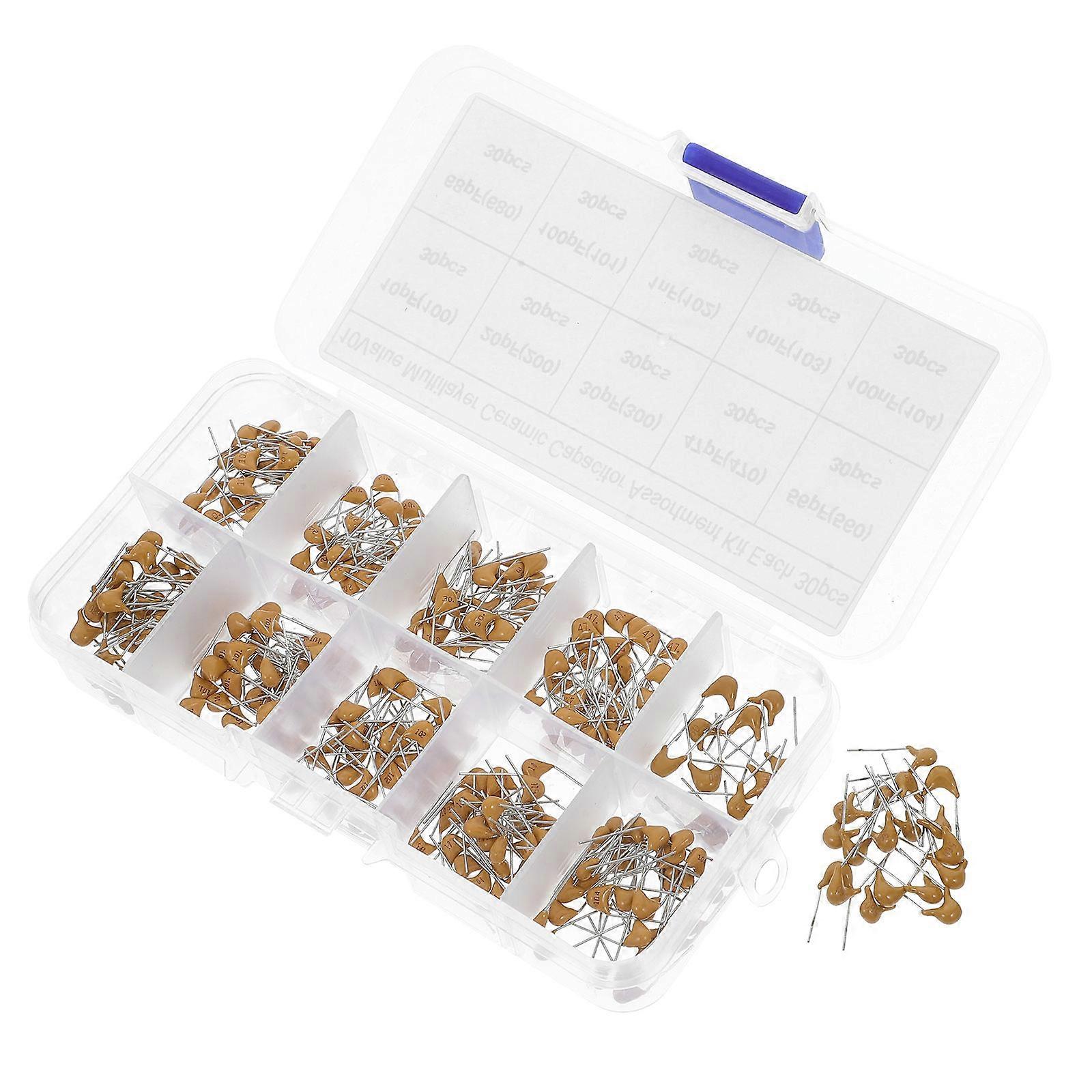 Industrial Electrical Capacitors Ceramic Capacitor for Electronics 300Pcs Set