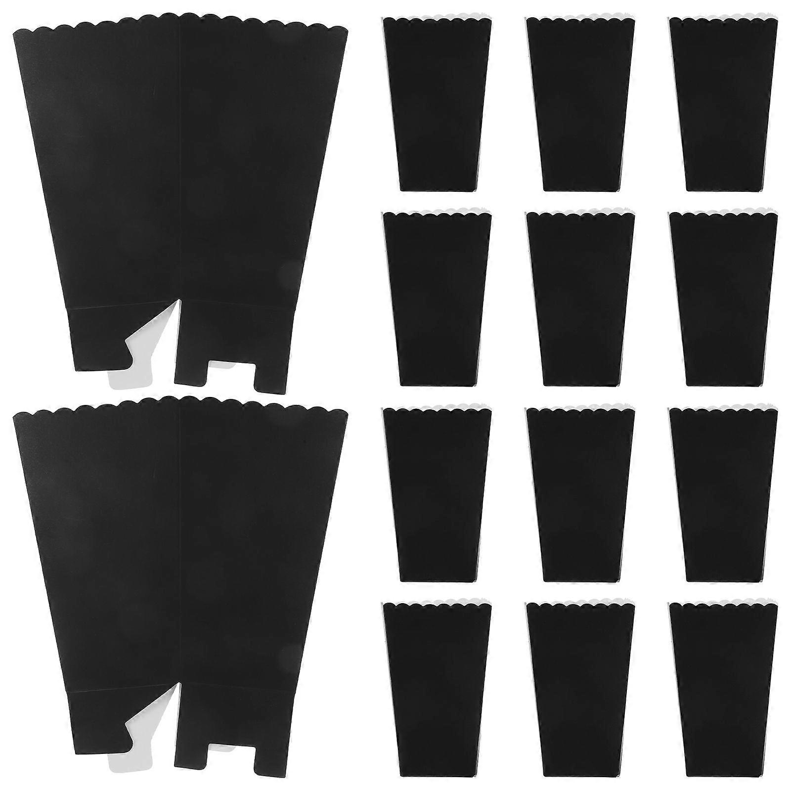 24pcs Popcorn Paper Box Popcorn Bucket French Fries Box Popcorn Boxes for Movie Party