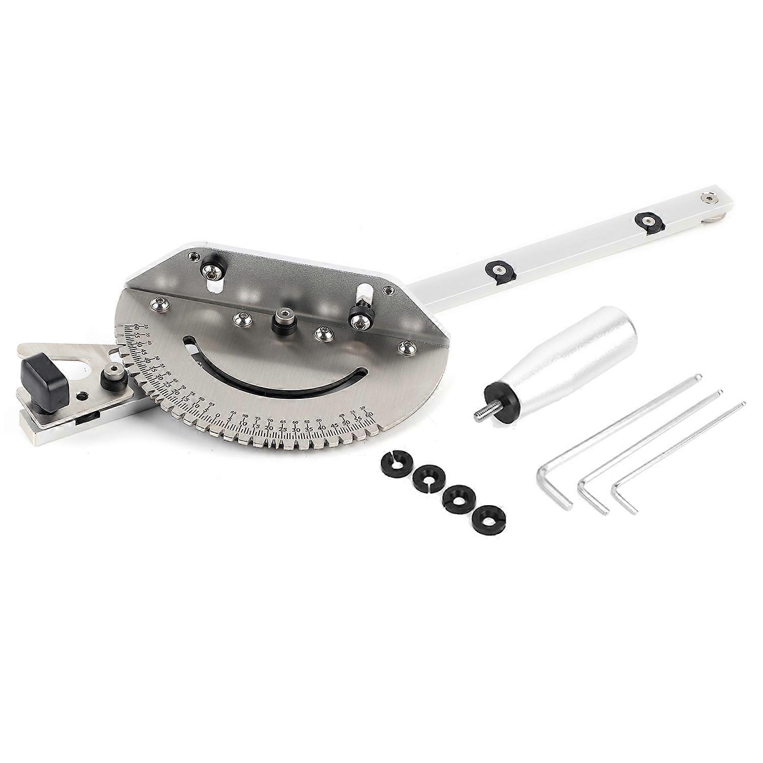 Woodworking Tool Aluminum Push Handle Miter Gauge for Table Saw Band Saw Router Table