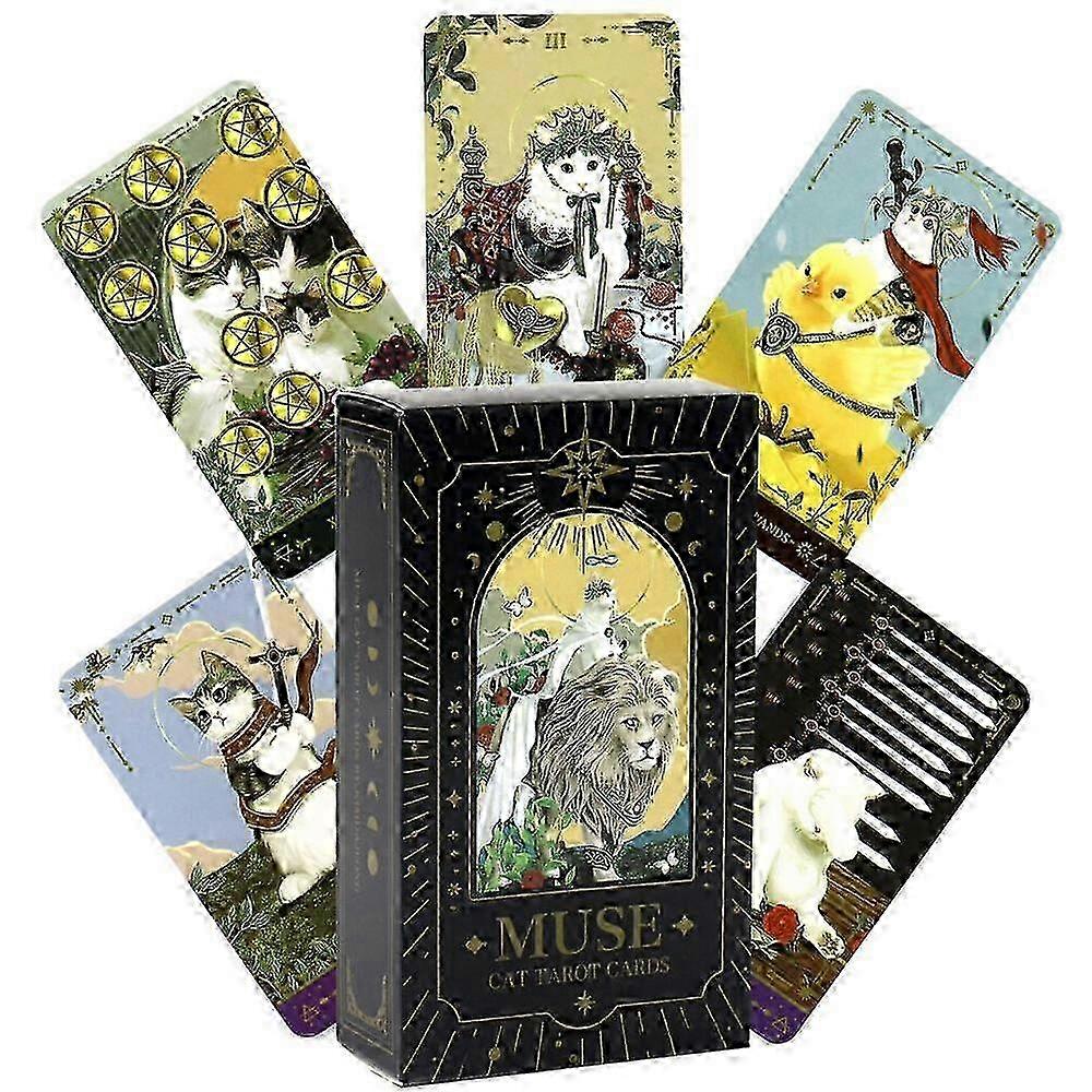 Cat Tarot Deck: 78 Cards for Beginners, Intuitive Readings