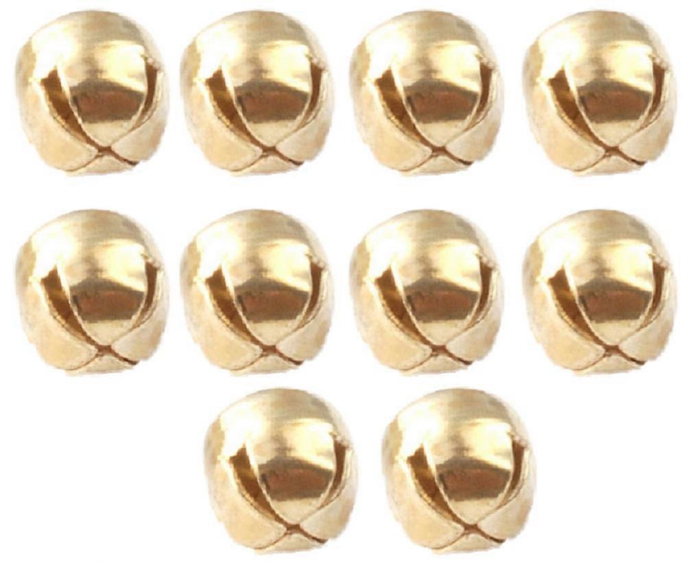 بيت الدمى التقليدية الذهب جلجل أجراس مصغرة عيد الميلاد مزلقة التبعي 1:12