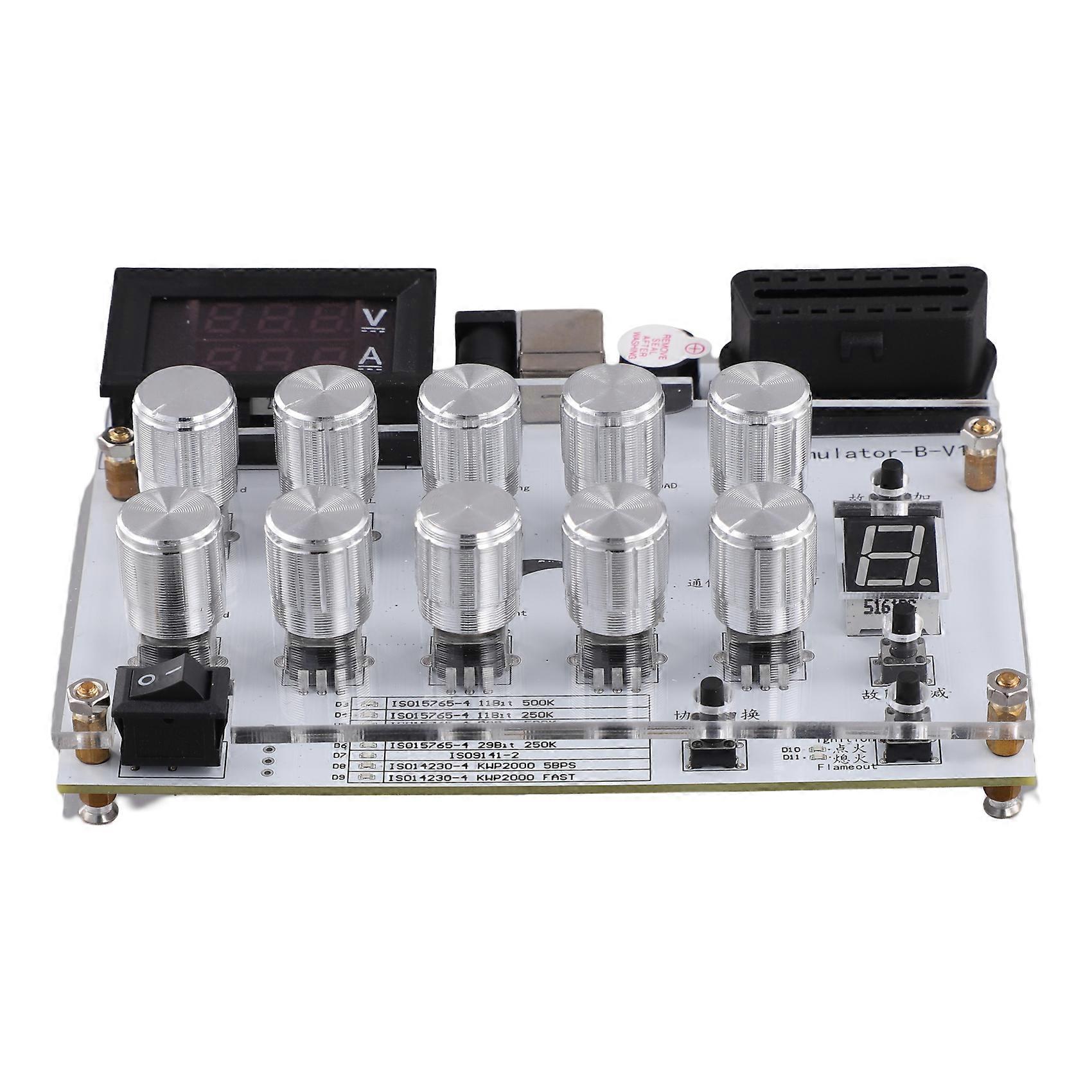 Automotive Simulator OBD Simulator Without Screen for Passenger Cars for ELM327 Development