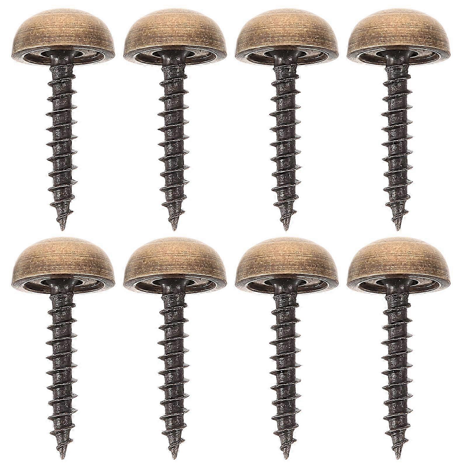 decorative nail caps, mirror screws, brass screws with caps
