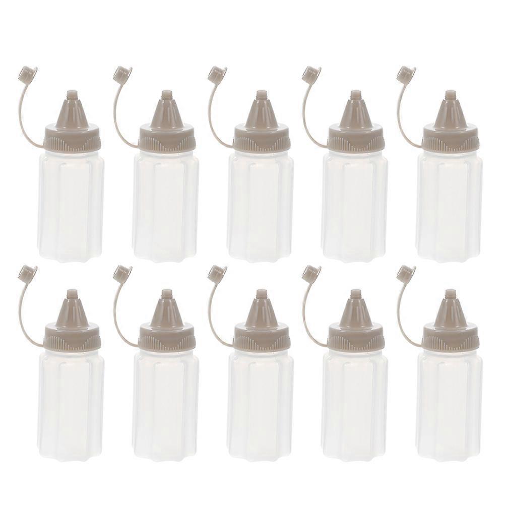 Ketchup Squirt Containers Portable Kitchen Condiment Squeeze Bottles 12Pcs