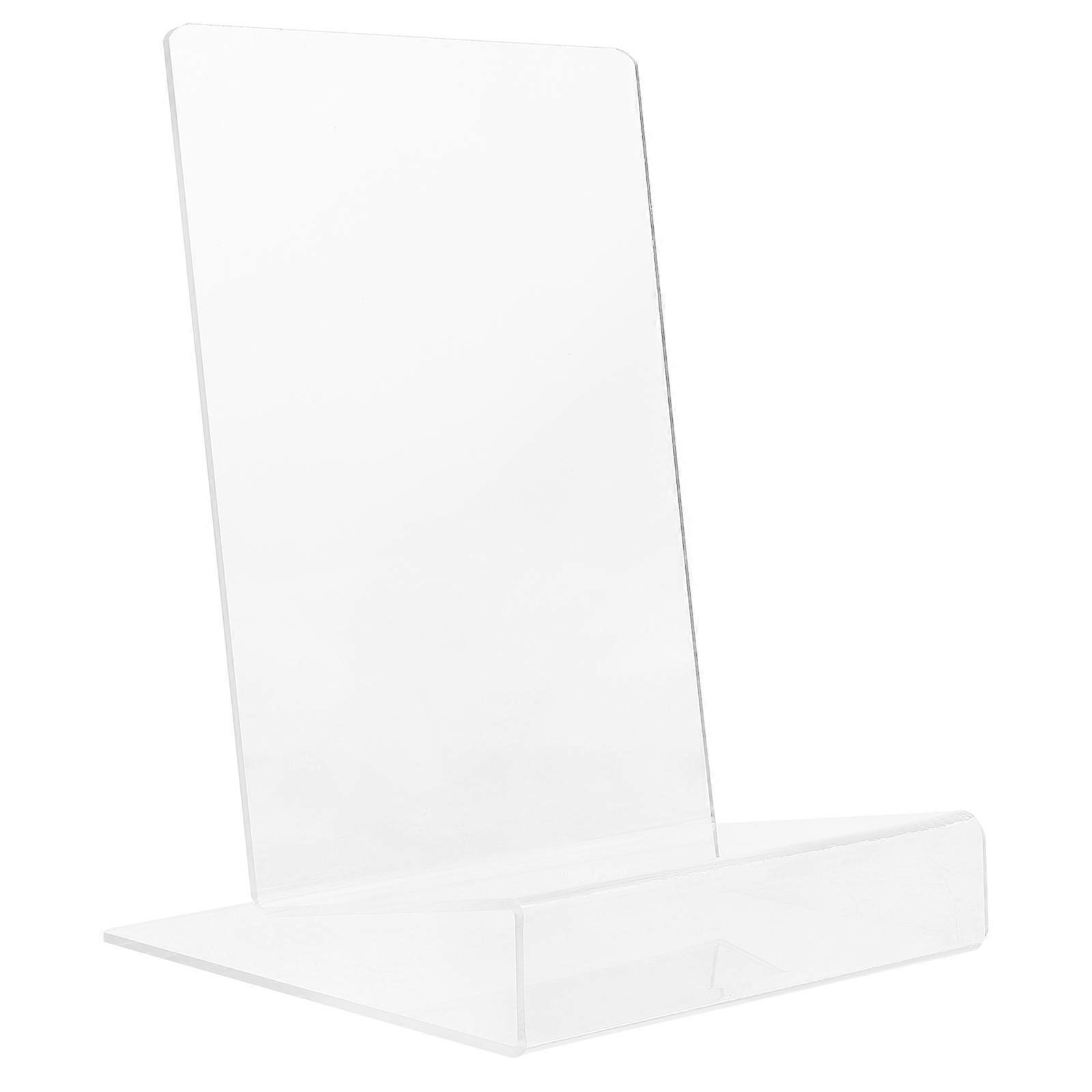 Transparent Book Display Stand for Display with Freestanding Book Rack
