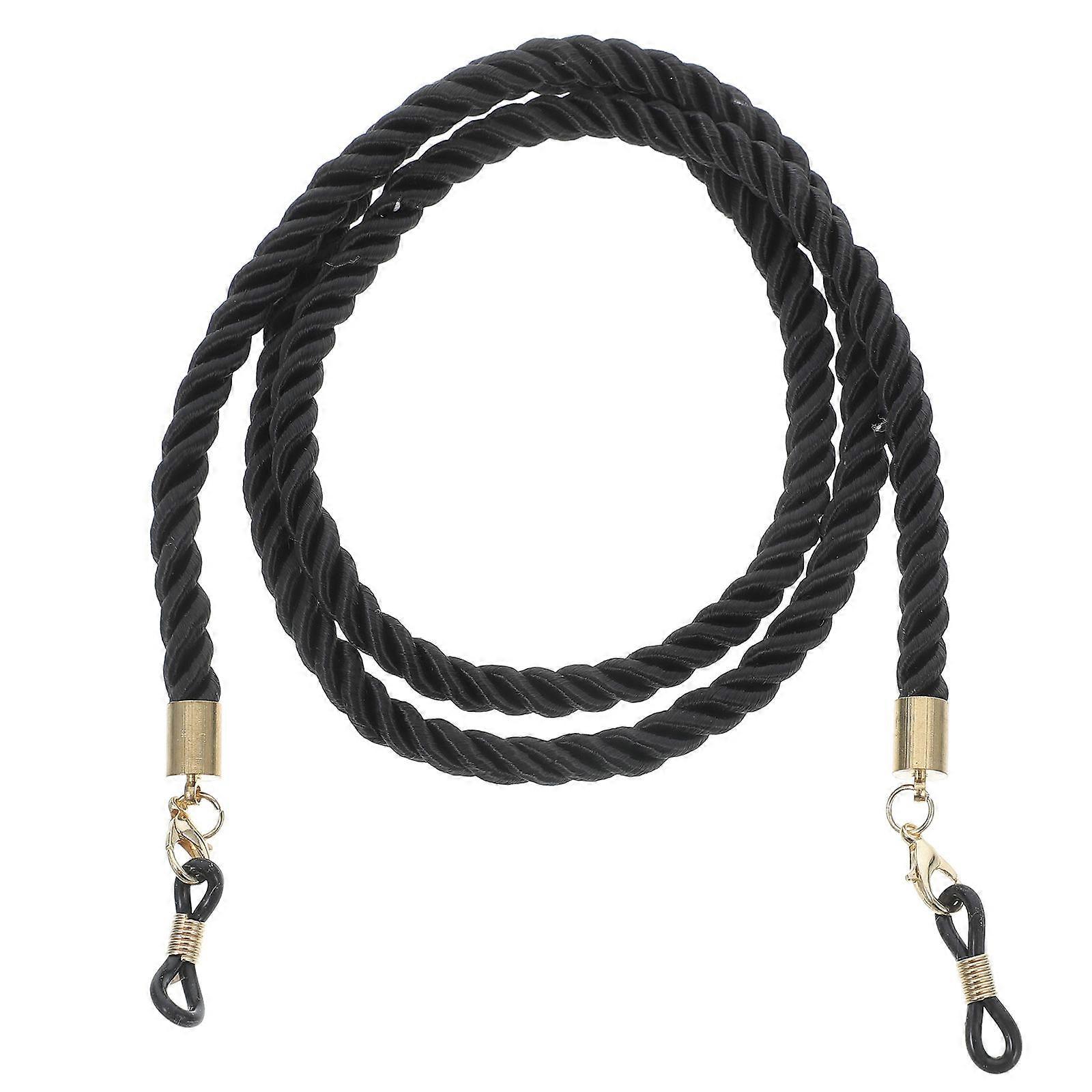 Black Glasses Chain Glasses Chain Holders Durable Neck Strap