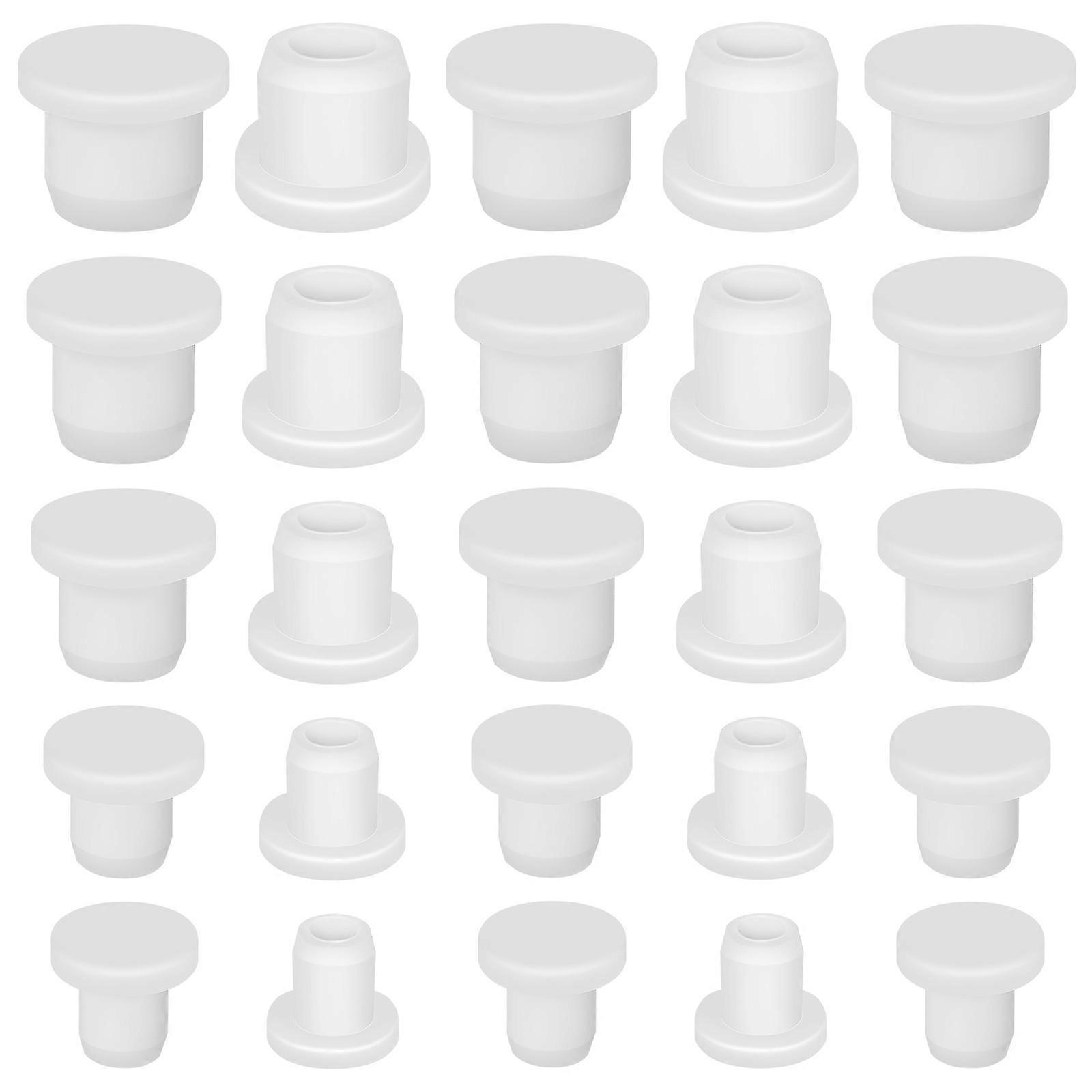 Salt Bottle Stoppers Silicone Replacement Plug for Kitchen Use 25Pcs