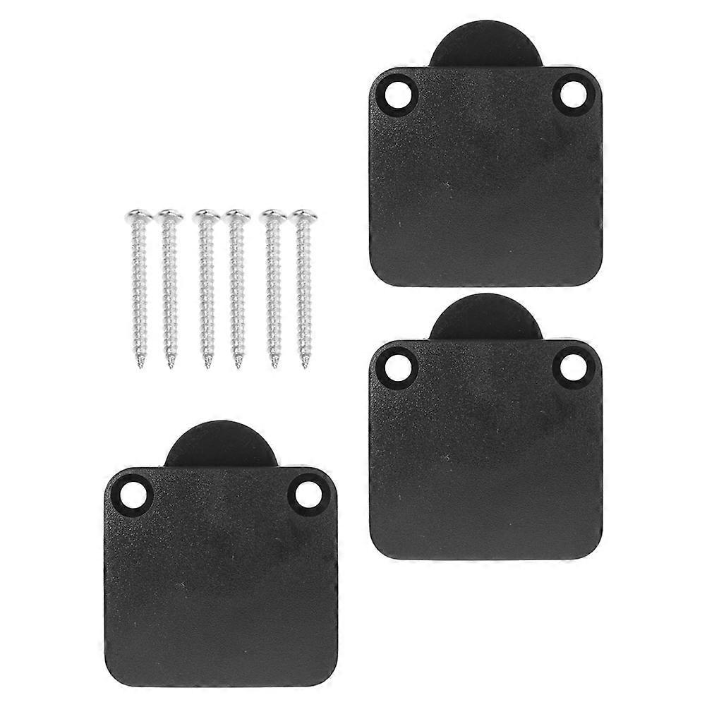 Self Reset Door Closed Light Switch for Cabinet Use 3Pcs Black Auto Reset