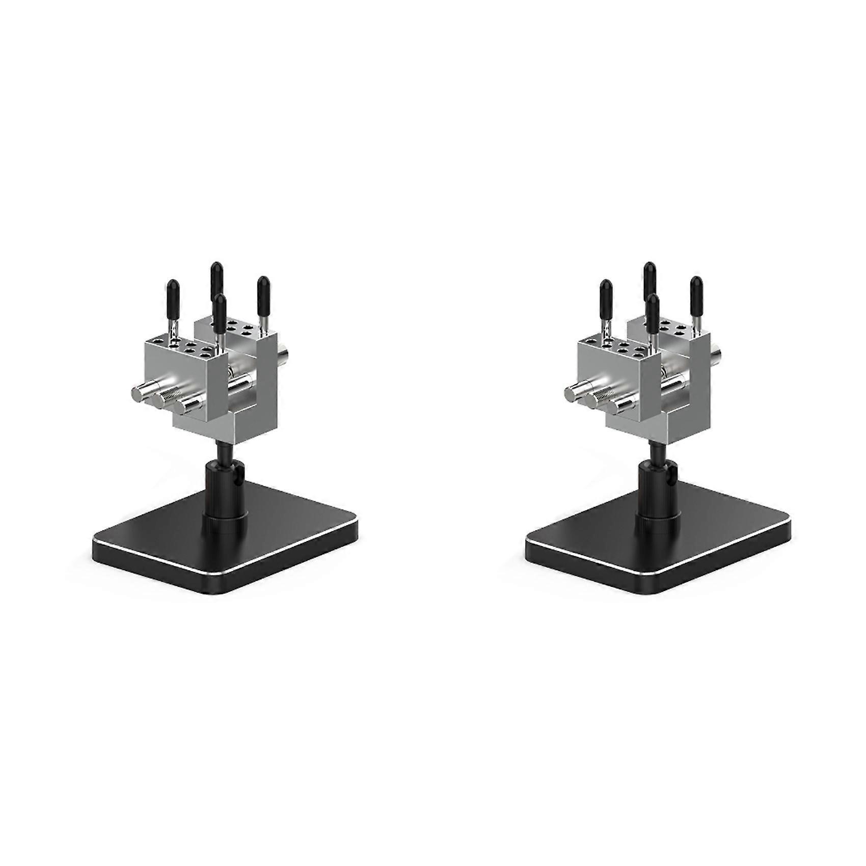 2X 2in1 Mini Portable Table Vise, Micro-Bench Vise for Model Building Precision Clamp Scale Model Fixing Tool DIY