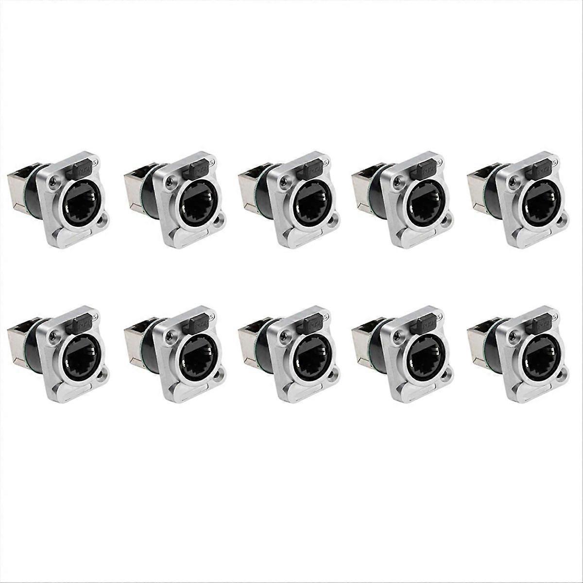 Ethernet Rj45 Chassis Socket NE8FDP Ethernet Pass Through Connector E