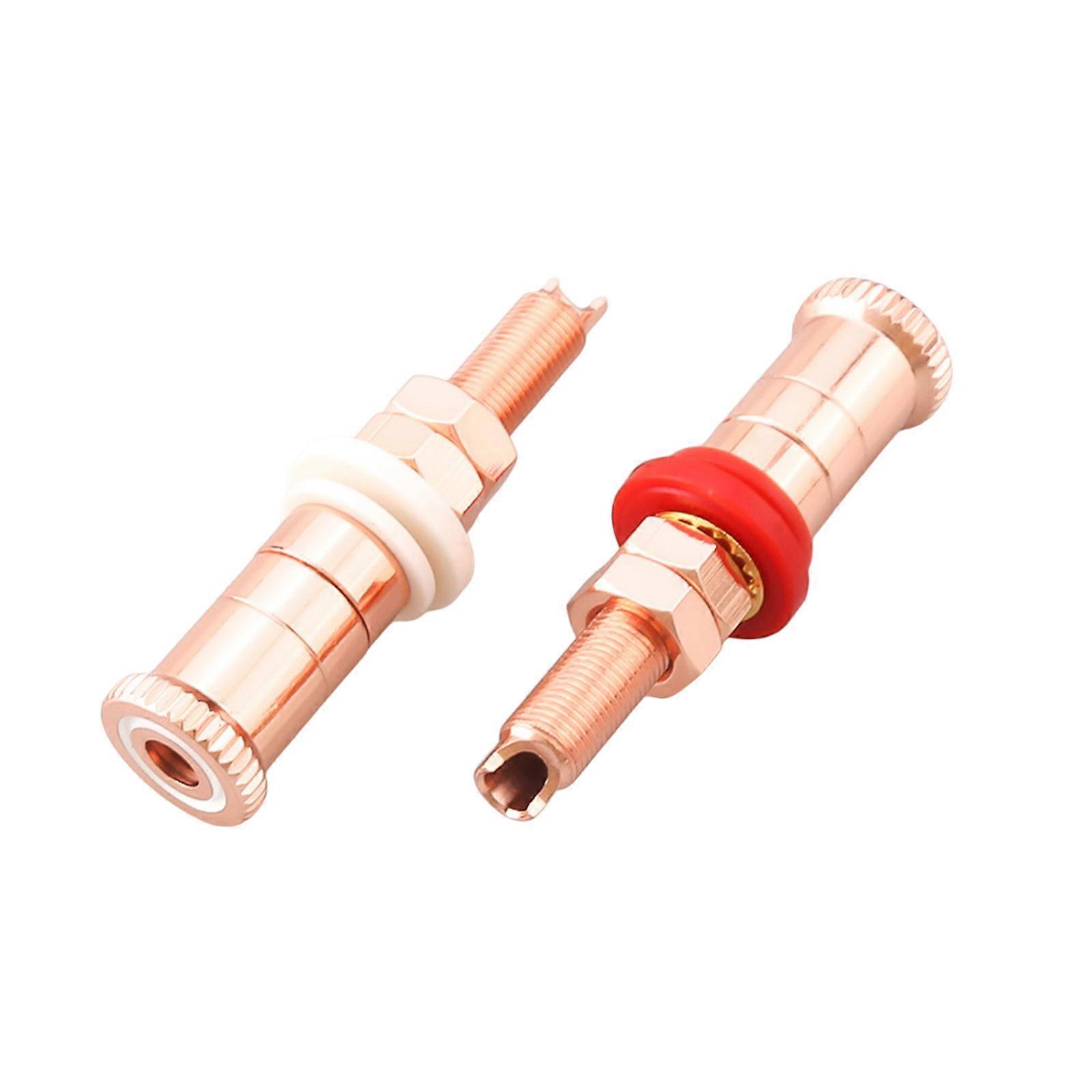 Hifi Speaker Terminal Binding Post Banana Socket Connection Terminals Speaker Terminals Banana Plug Socket Connector Multicolor