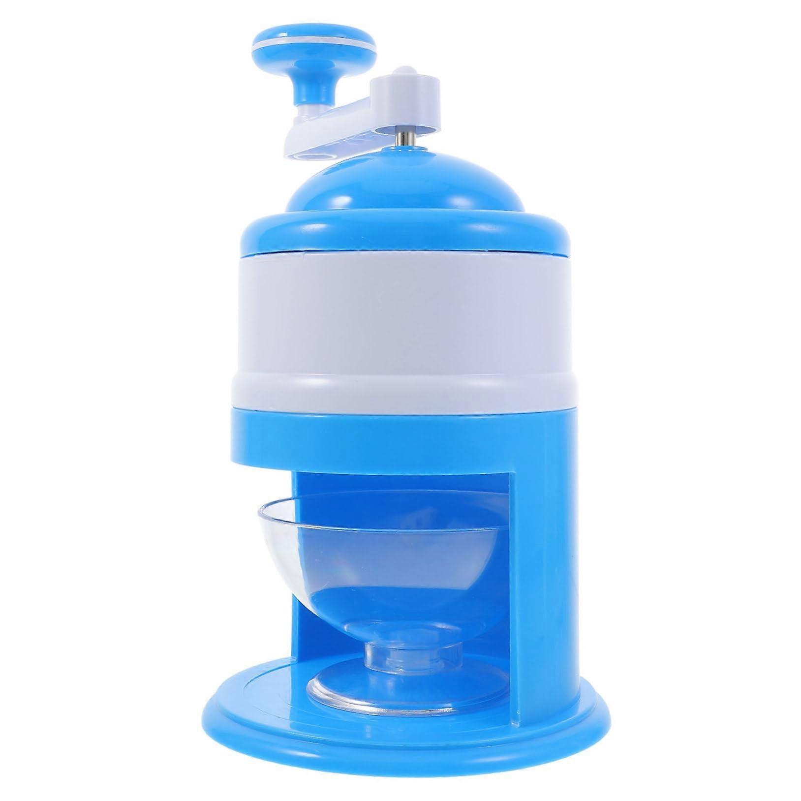 Manual Ice Crusher with Easy Hand Crank for Fluffy Ice, Drinks, Fruits and Vegetables