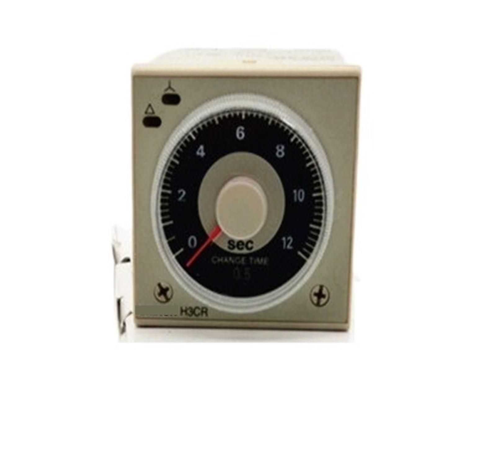 Time Relay Timer H3CRG8EL AC110V/220V MultiMode Industrial Automation Delay for Motor Control