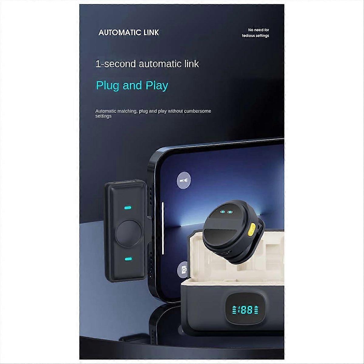 Noise Cancellation Audio Video Recording Microphone