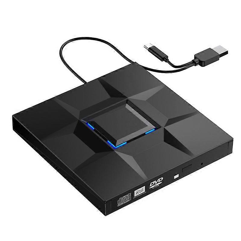 External CD and DVD Player Game Burner Reader for PC Laptop Desktop