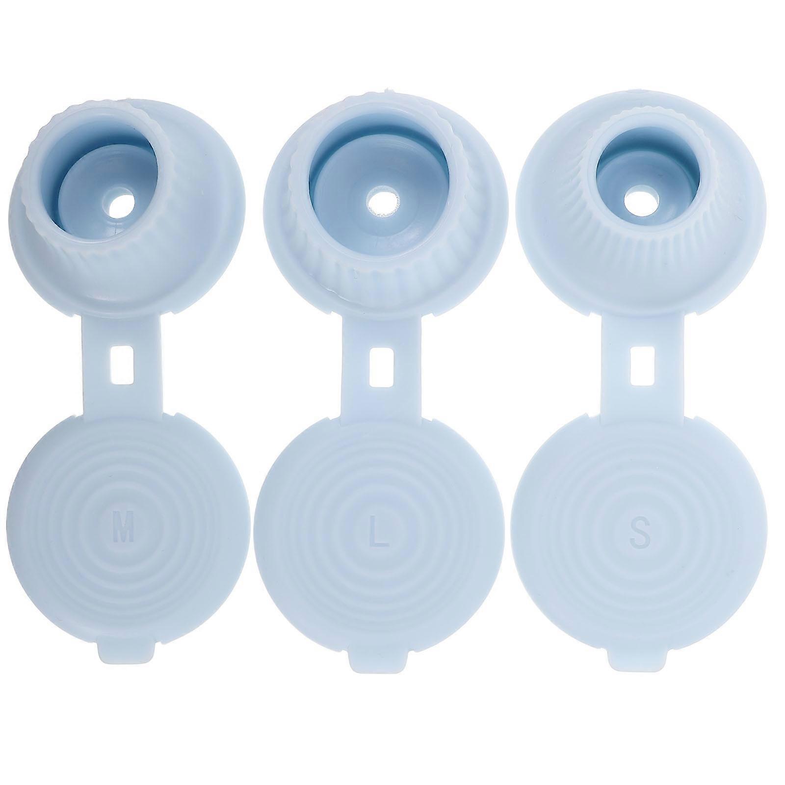 Leakproof Silicone Bottle Cap for Kitchen Use with 3Pcs Inverted Caps