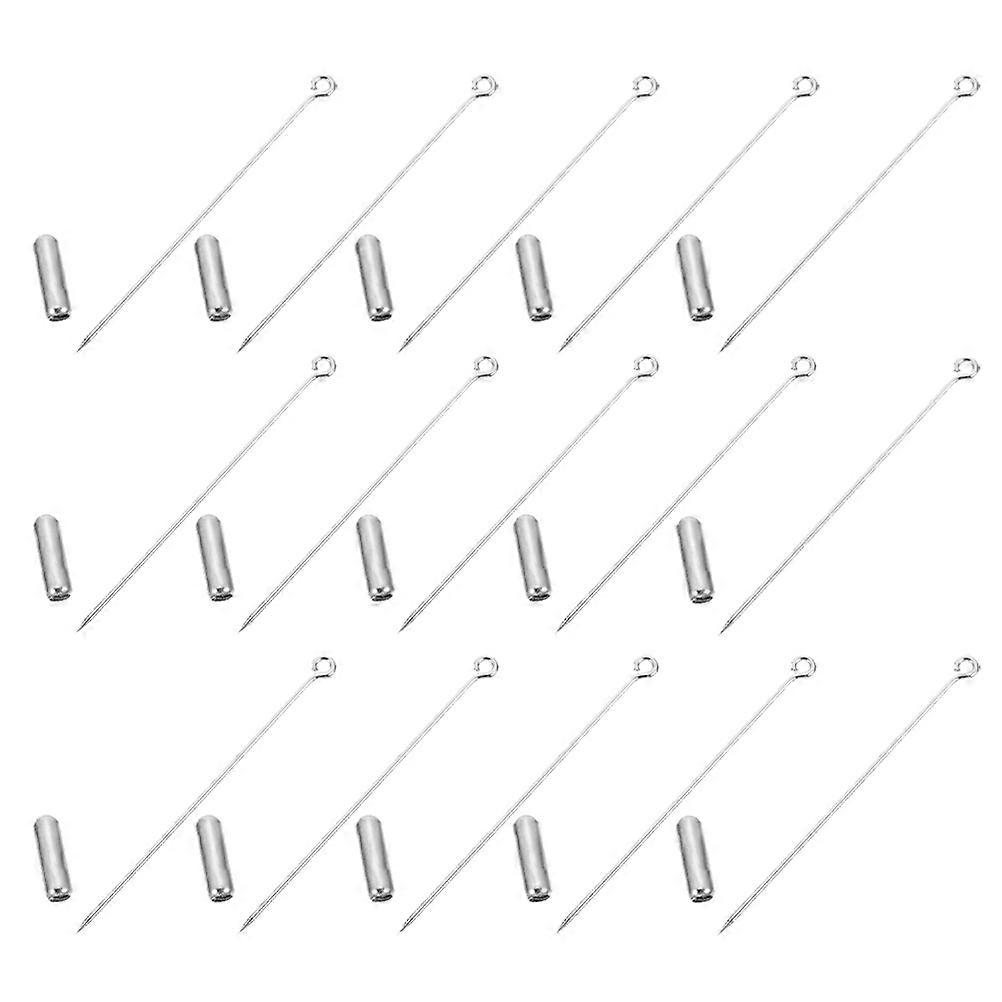 Decor Chest Pin Brooch Findings for Decor 20Sets Copper Mult-Use Pins