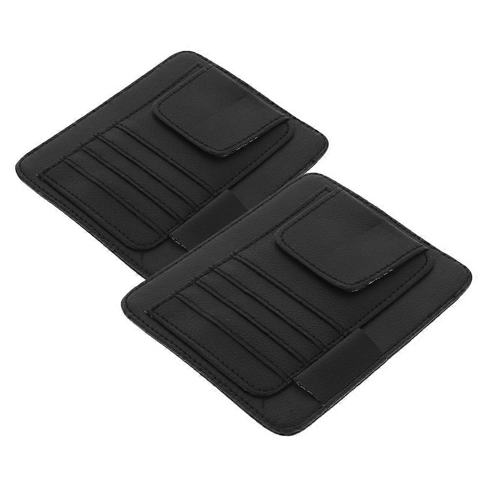 Car Visor Organizer Sun Visor Holder for Document Management 10Pcs