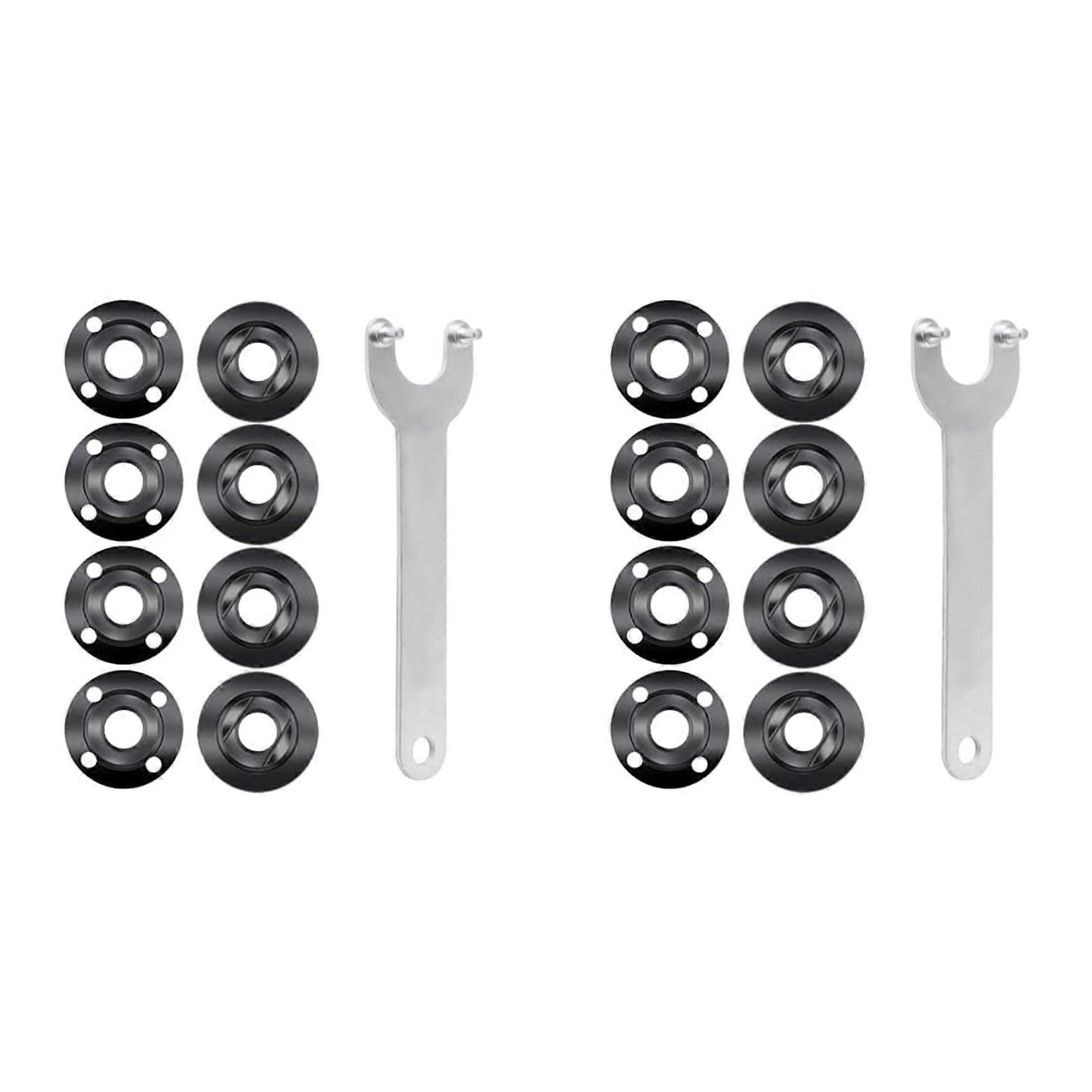 2X Angle Grinder Nut, 5/8-11 Grinder Flange Angle Metal Locking Nut