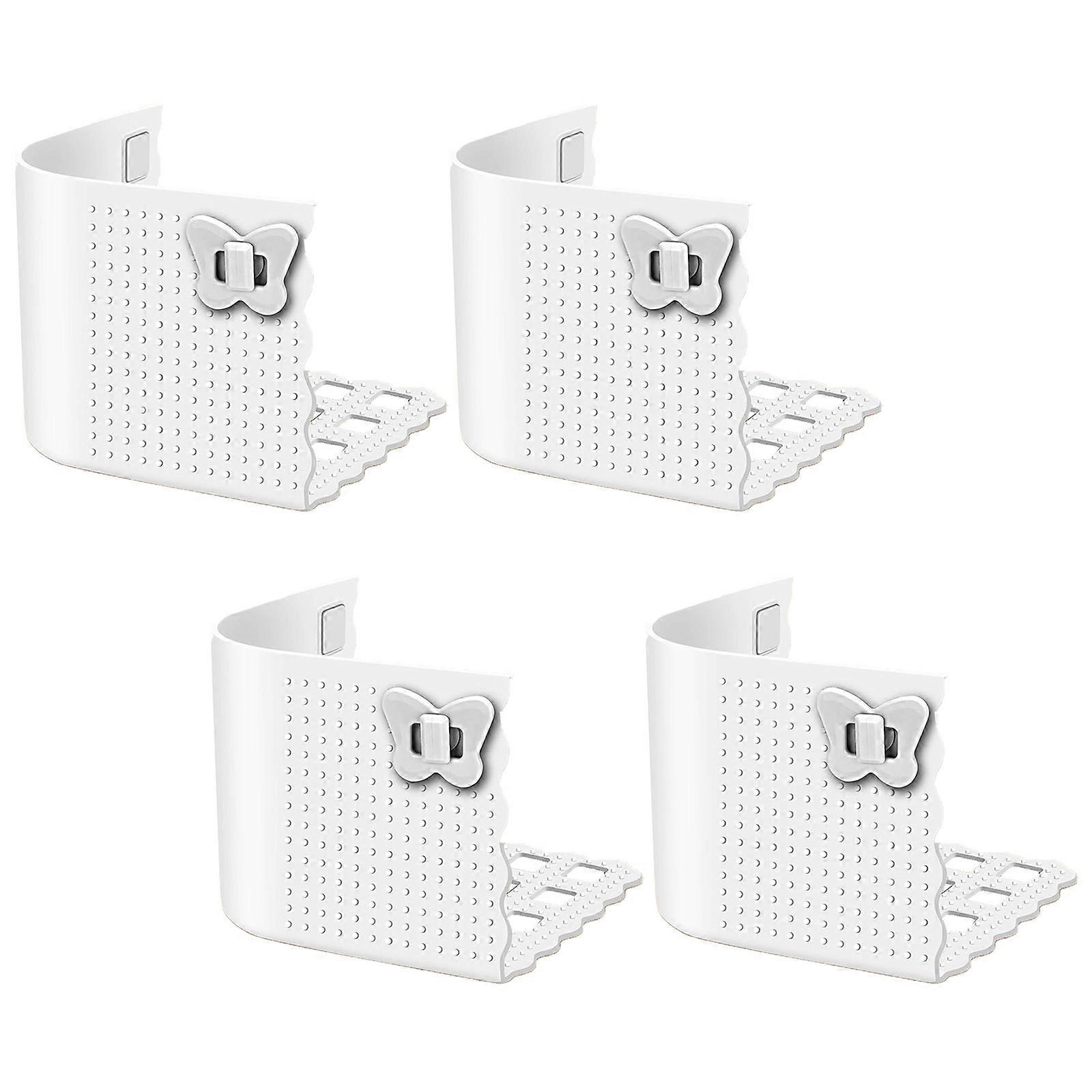 Pack Of 1/4 Bed Sheet Fixing Clips Fixers  Invisible and Easy Installation For Slip Resistant And Organized Bed Clips  transparent 4pcs