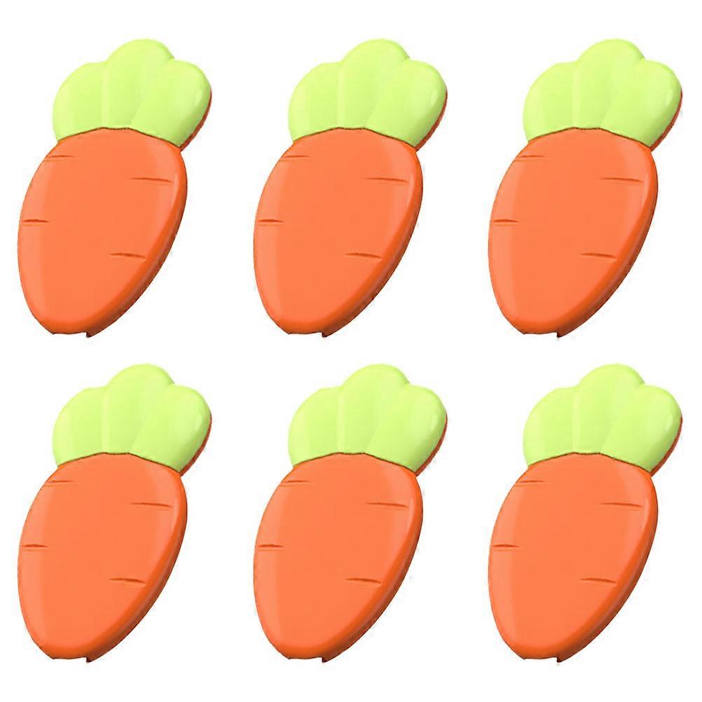 Small Safety Pins ABS Material Versatile Use For Papers Fabrics 6Pcs