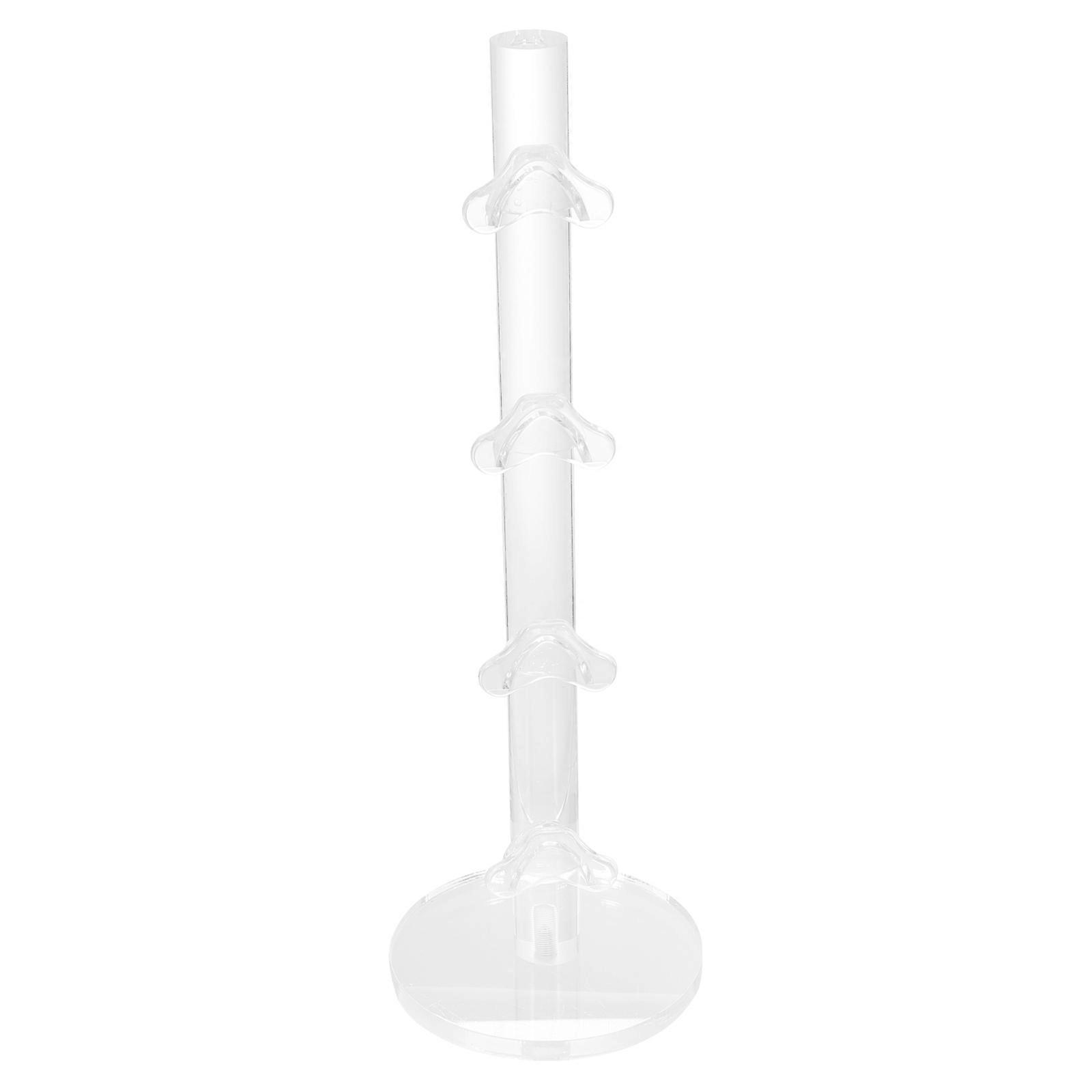 Multi-Layer Acrylic Glasses Rack Display for Storage 12Pcs Transparent Holder