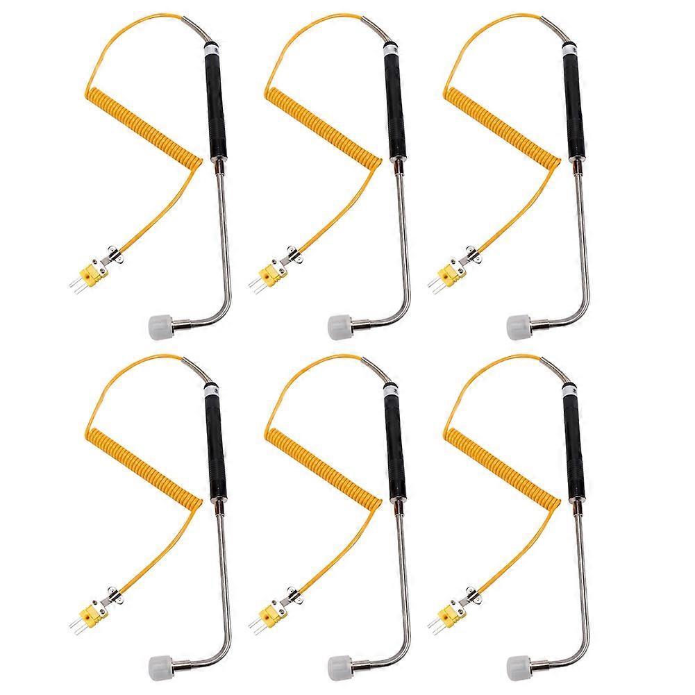 6X NR-81533B K Type Sensor Right Angle Surface Temperature Probe High Temperature Thermocouple -50 to 500℃