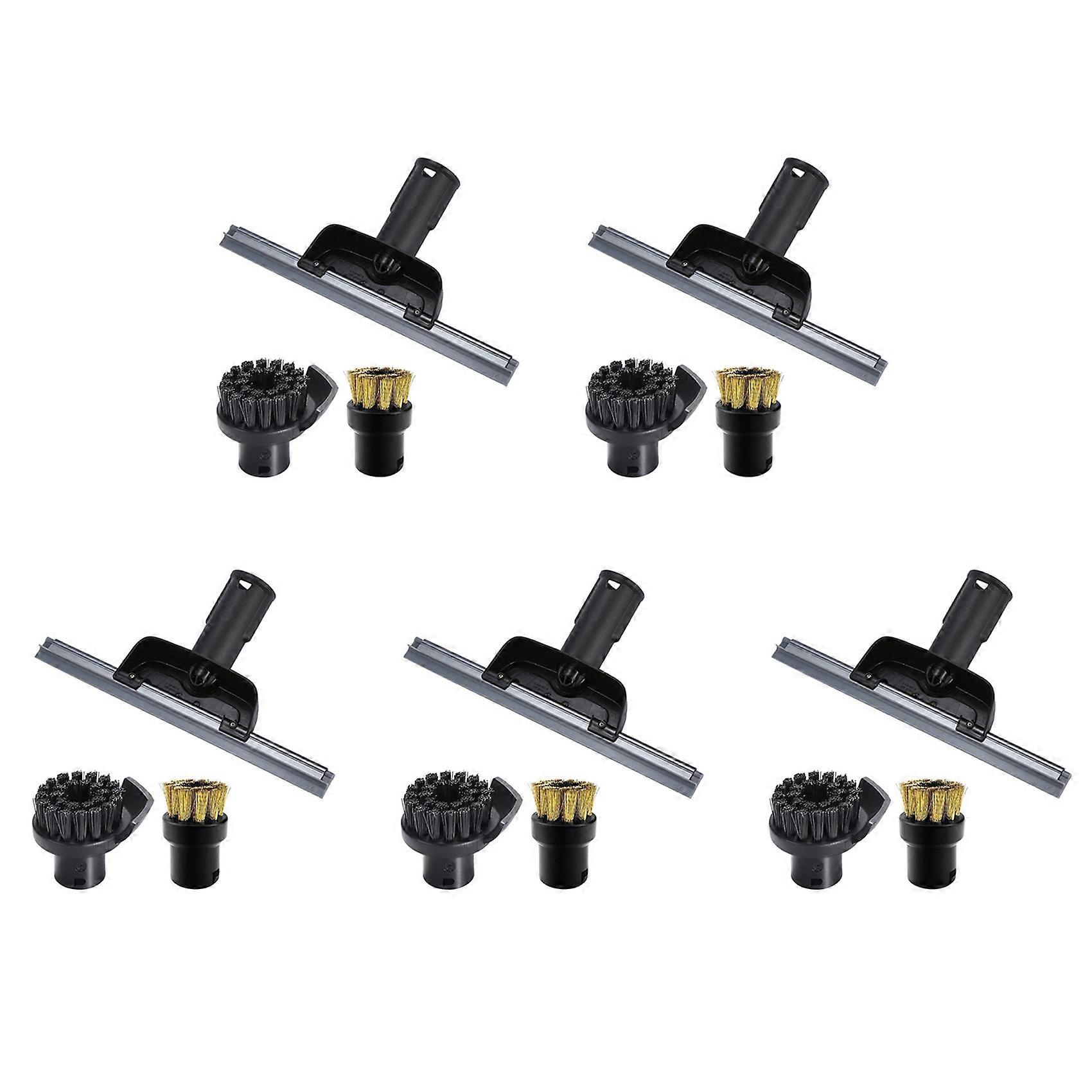 5X for Karcher SC2 SC3 SC4 CTK10 CTK20 Window Nozzle Scraper Round Brush for Steam Cleaner Mirrors,Clean Slit Moisture