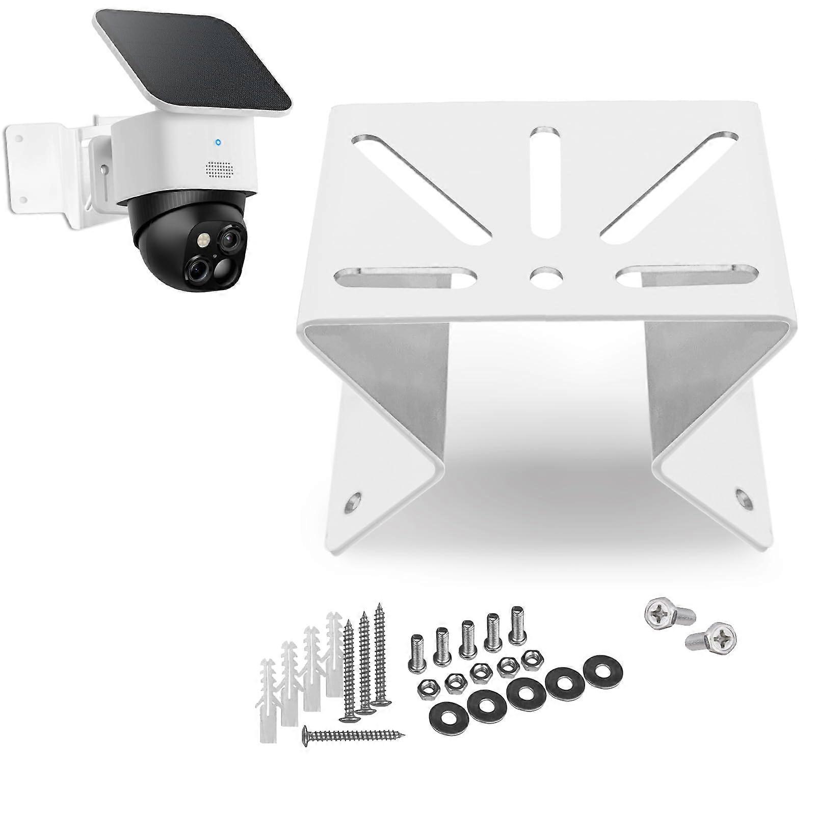 Security Camera Corner Mount with 270° Wide View, Weatherproof Metal Bracket for PTZ Cameras