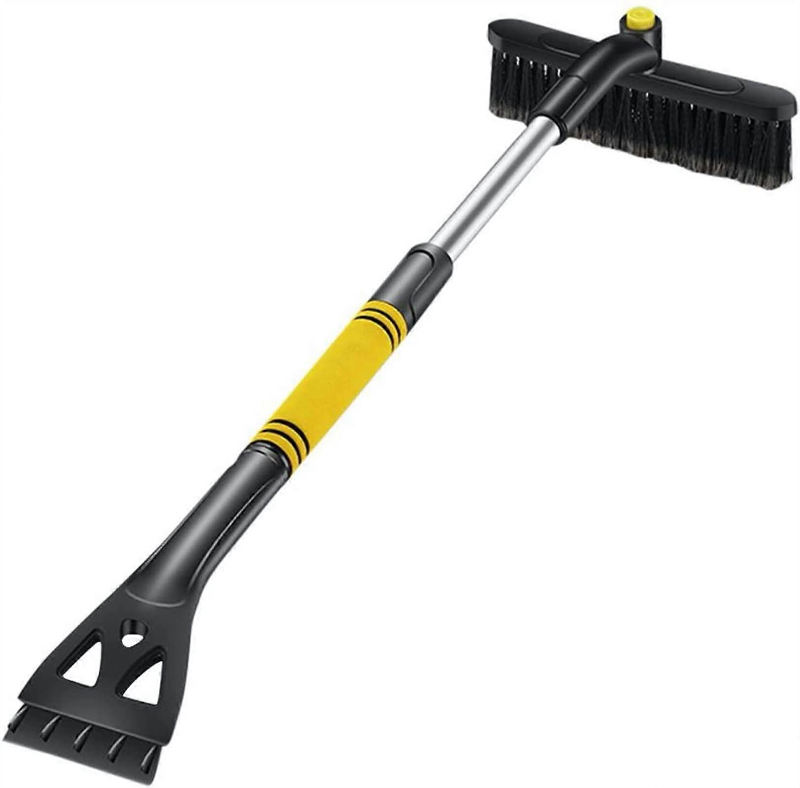 Car Snow Brush and Ice Scraper, 31' Extendable Handle, Detachable 2 in 1 Design with Foam Grip