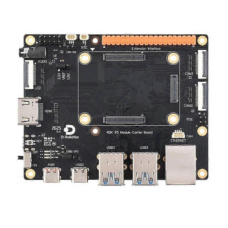 [New] Matching Base Board With 40-PIN GPIO Interface And Gigabit Ethernet RJ45 Port D-Robotics RDK X5 MD Carrier Board