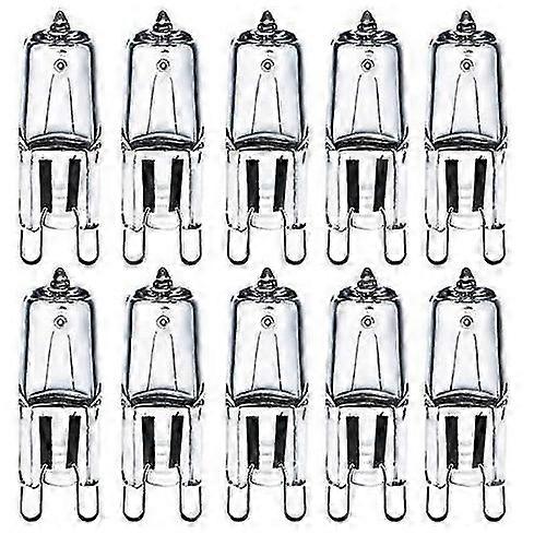 10 Pack G9 Halogen Capsule Light Bulb 28W Dimmable