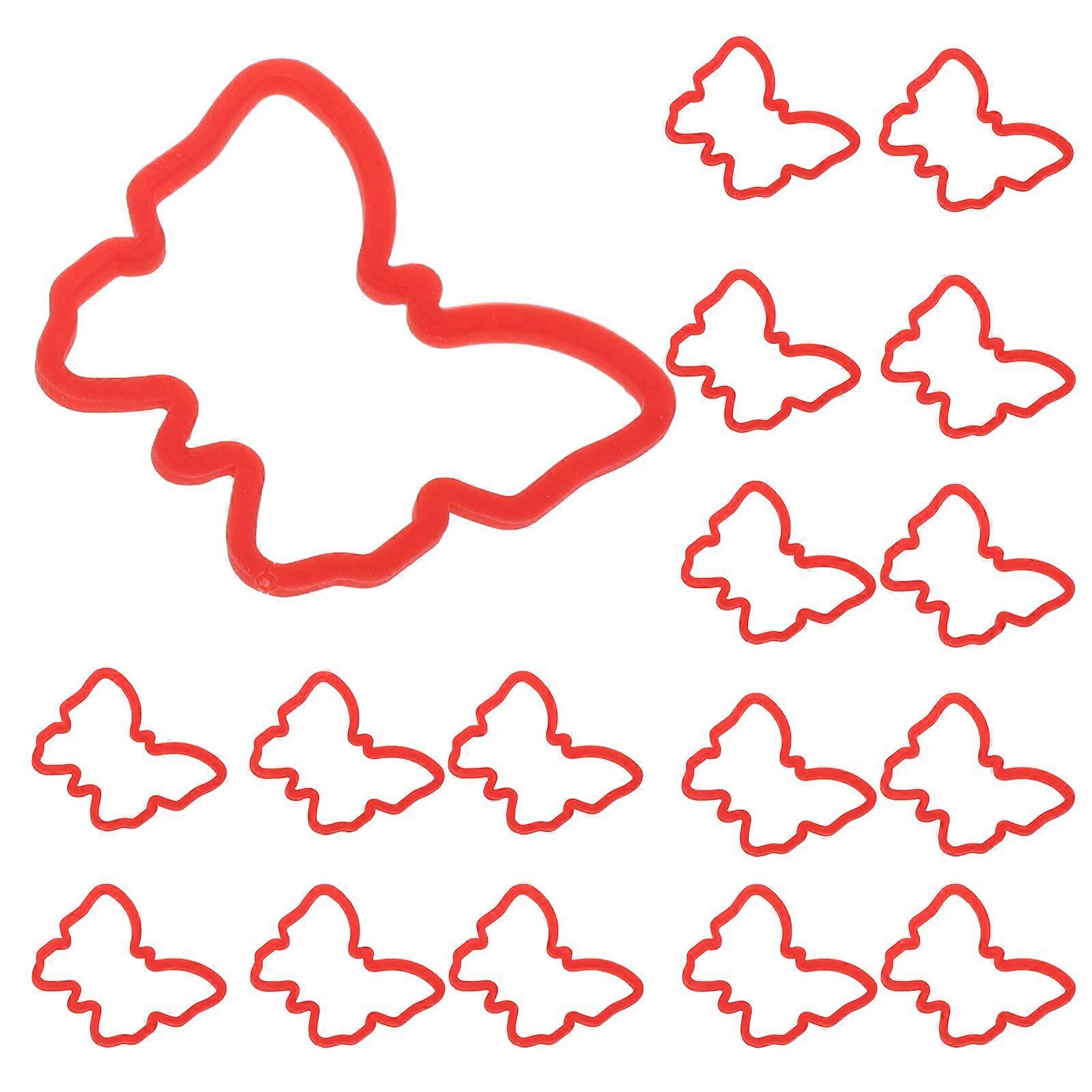 Performance Props Elastic Bands Heart Shape Styling Accessory All Ages Both Genders 50Pack