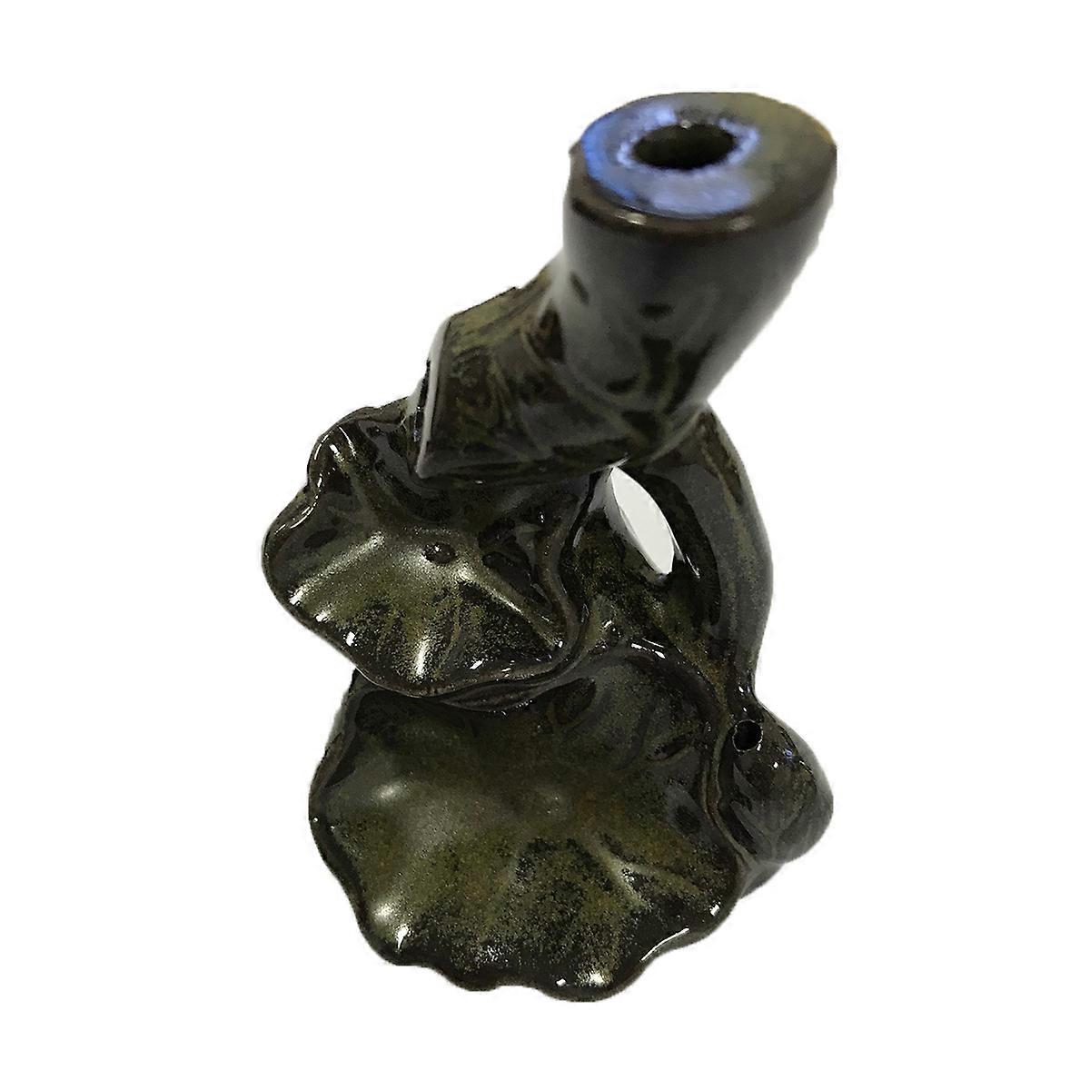 Water Lily Incense Holder Ceramic for Relaxing