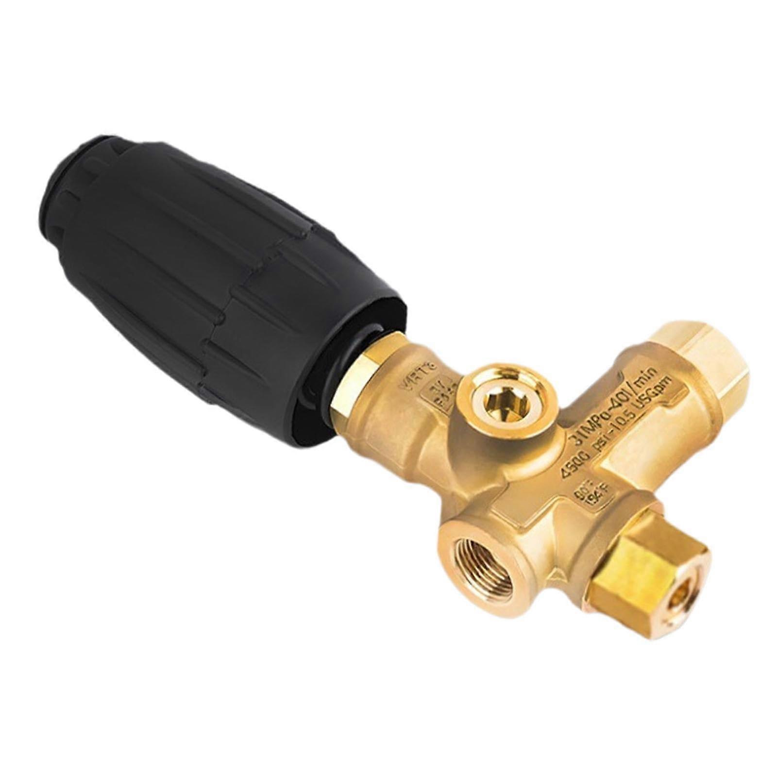 Pressure Washer Unloader Valve 4500 PSI Brass Regulating Valve 40 L/min Easy Install