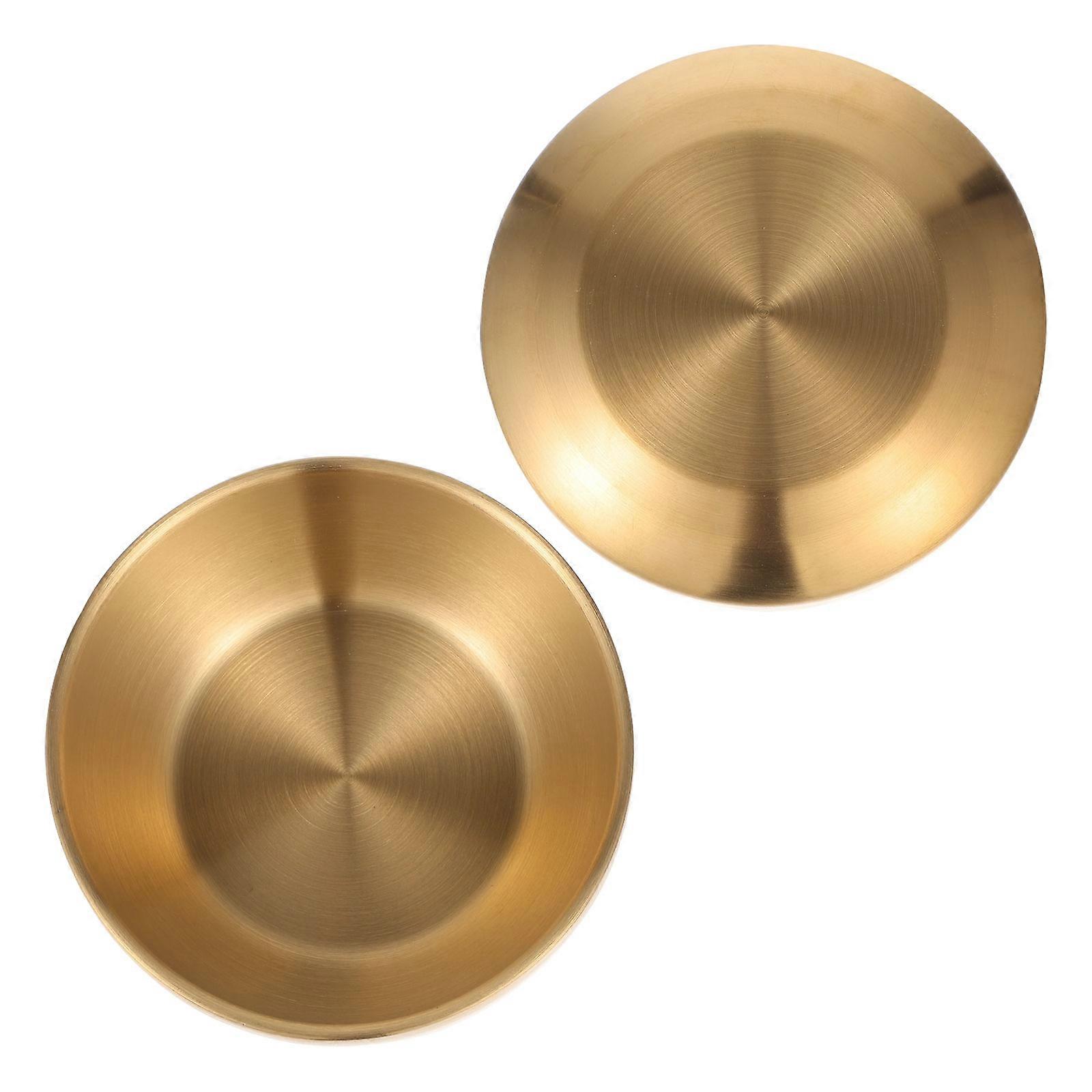 Food Bowl Stainless Steel Double Layer for Kids Rice Serving Function 1Set