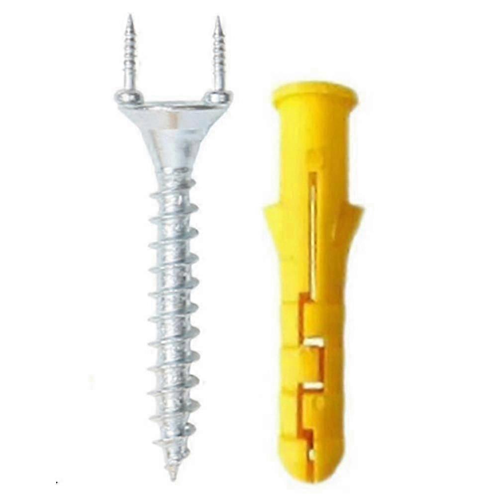 50PCS Seamless Double-Headed Screw Solid Wood Baseboard 25-26s