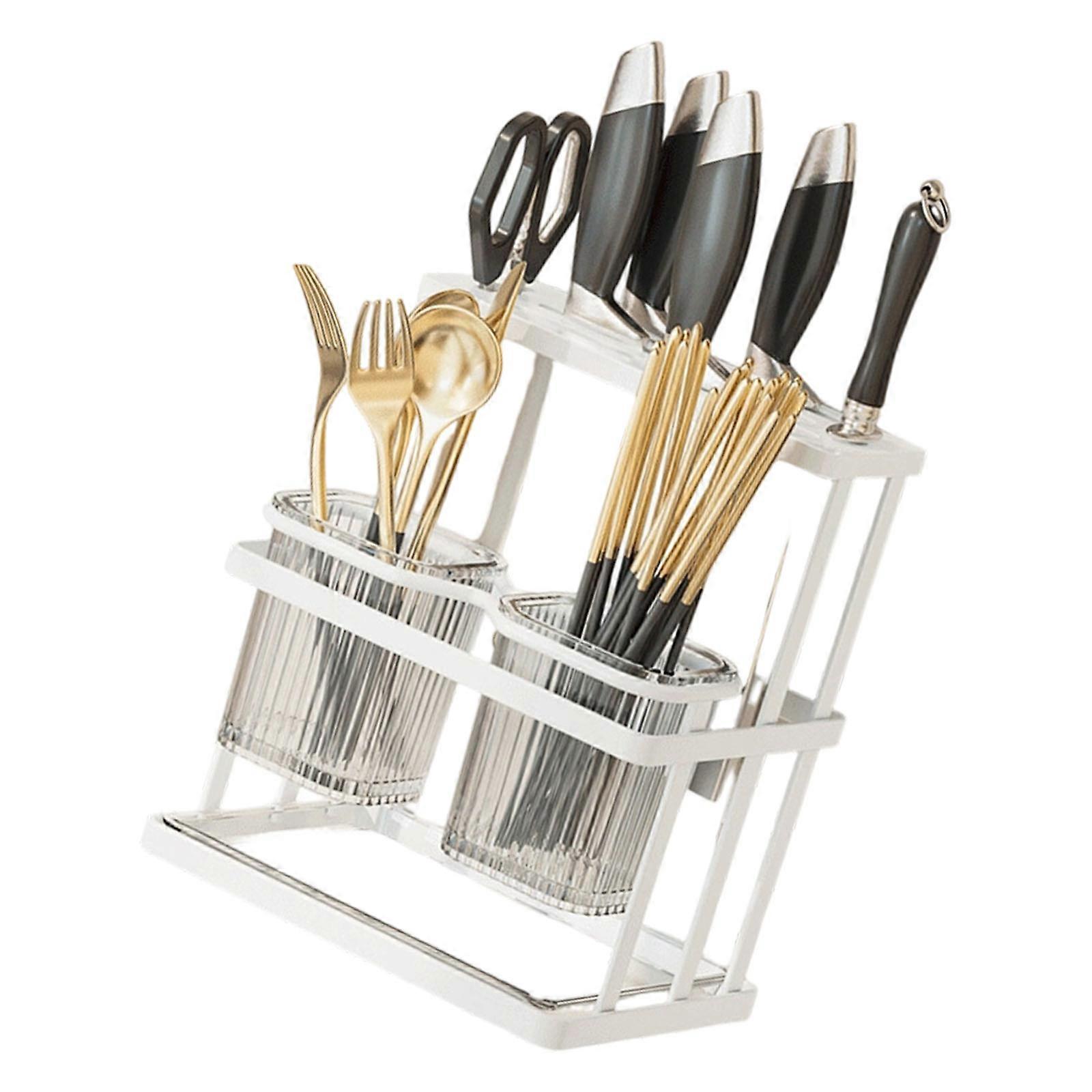 Kitchen Wall Organizers Suitable for Home Camping and Dining Featuring Combined Tool Storage  White