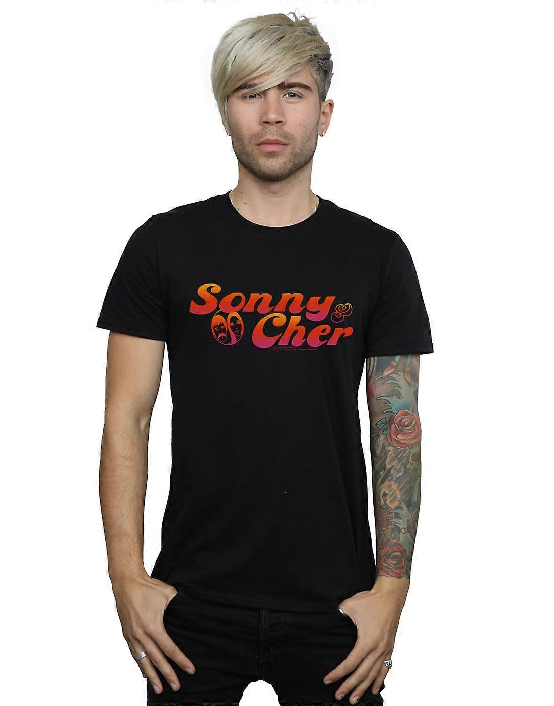 Sonny & Cher Men's Gradient Logo T-Shirt