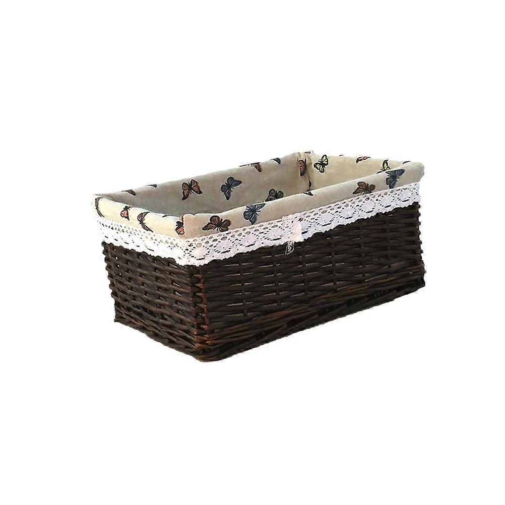 Decorative Wicker Baskets Wicker Basket For Kitchen Use Multi Color And Material Storage 1Pack