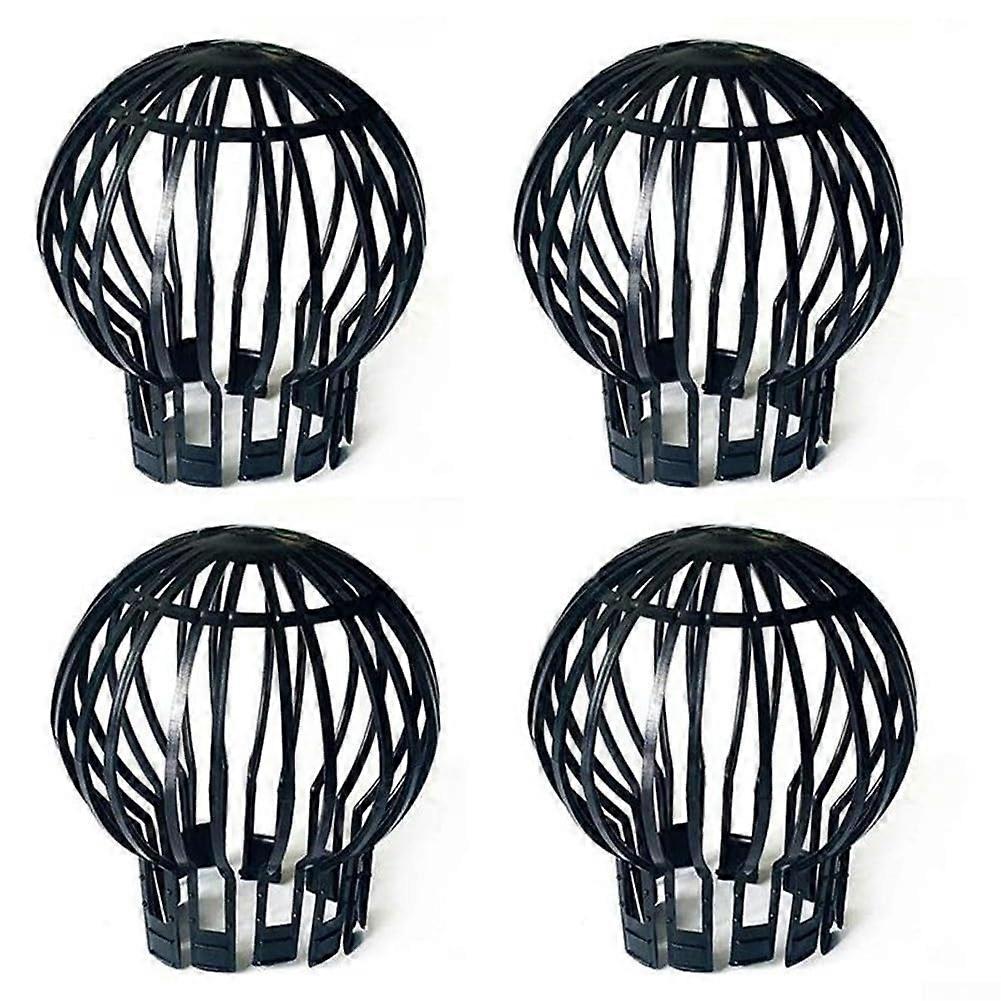 4Pcs Gutter Guard Downspout Leaf Filter Screen for Rain Gutter Protection and Blockage Prevention