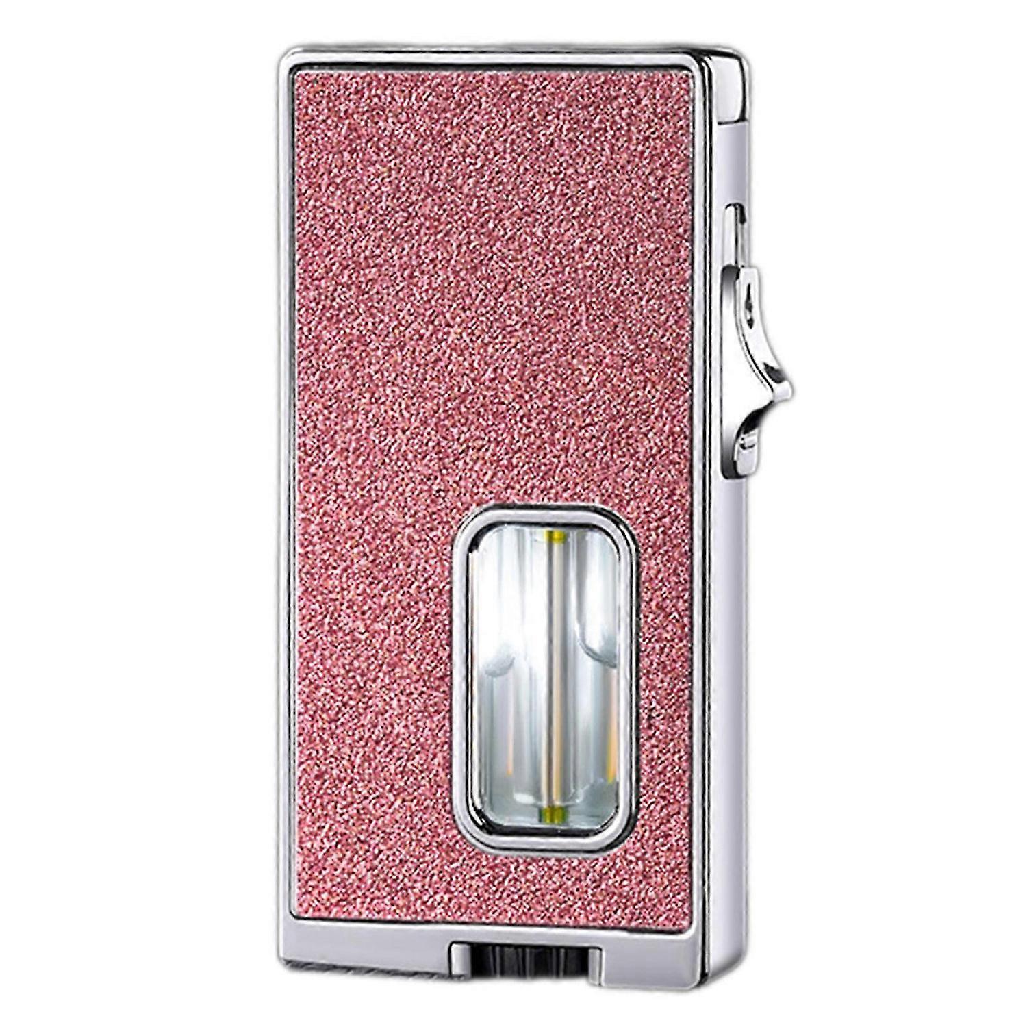Elegant Fireplaces Inspired Flames Lighter Portable Adjustables Refillable Lighter for Candle Camping