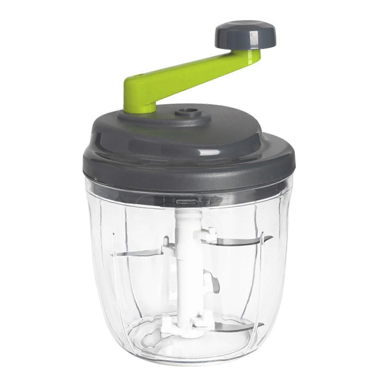 Manual Food Chopper with Container for Quick Vegetable Dicing and Meat Grinding for Kitchen