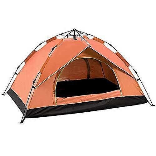 Fully Automatic Waterproof Camping Tent for 2 People with Double Door Ventilation and Hammock