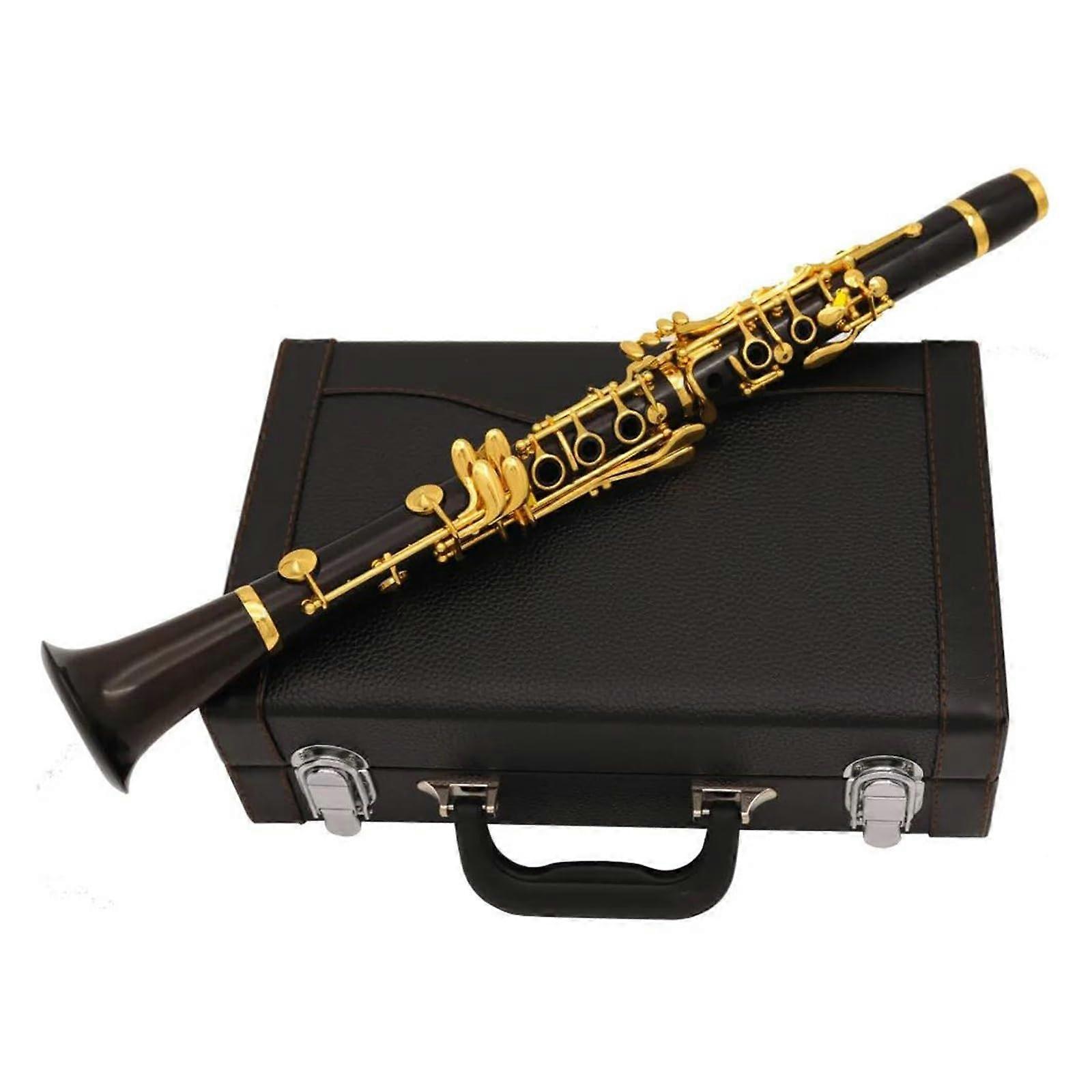 Professional Clarinet C Tone 17 Keys with Stable Tone Control and Durable Key Design for Students