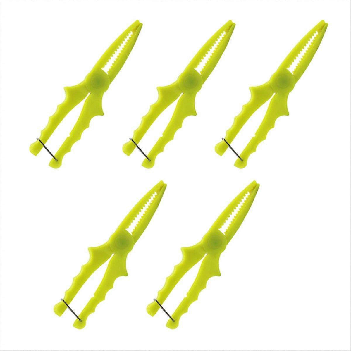 Plastic Clamp Fish Pliers Small Fish Clamp Fish Controller Yellow