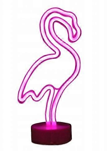 LED Neon Light, Flamingo Shape, 30cm Plastic Material, Night Light